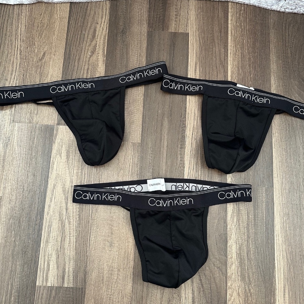 Calvin Klein Underwear Micro Stretch Y-back Thong (lot of 3)